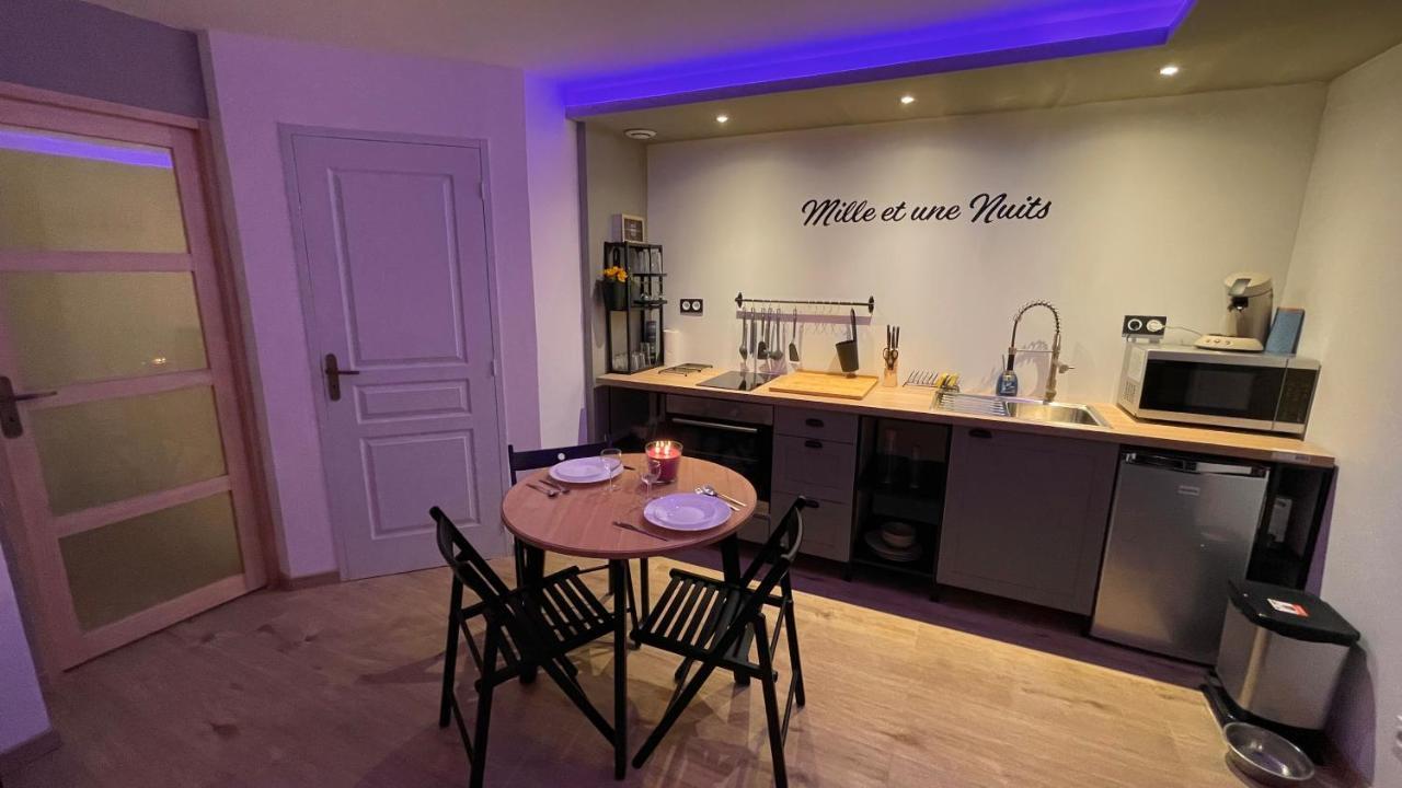 Mille Et Une Nuit, Appartement Classe 3 Etoiles En Rdc Avec Exterieur Et Parking Dole Luaran gambar