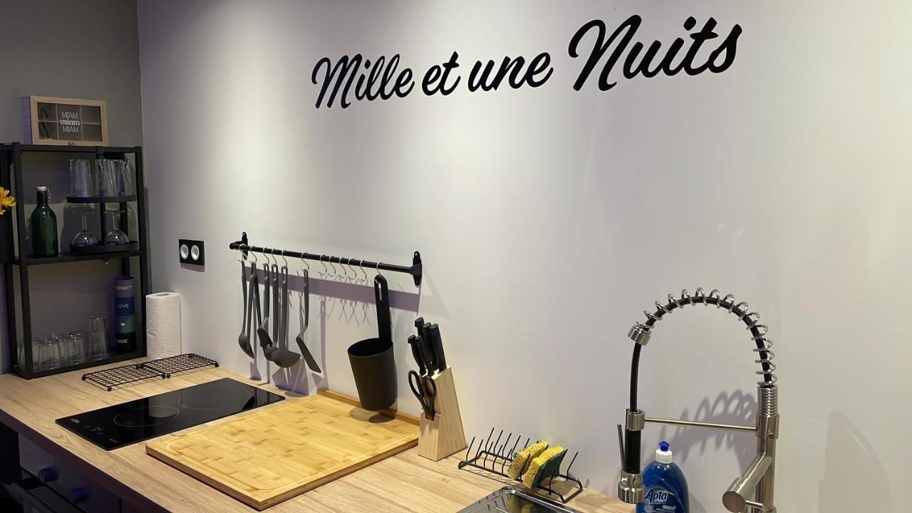 Mille Et Une Nuit, Appartement Classe 3 Etoiles En Rdc Avec Exterieur Et Parking Dole Luaran gambar