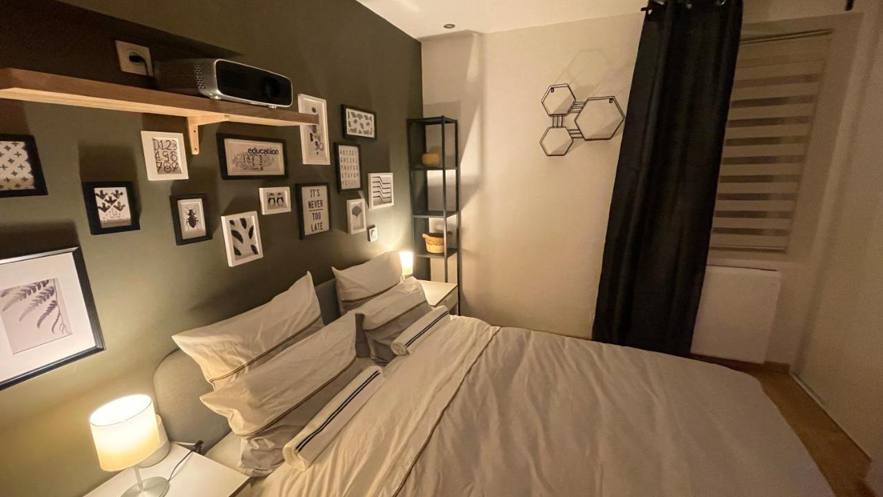 Mille Et Une Nuit, Appartement Classe 3 Etoiles En Rdc Avec Exterieur Et Parking Dole Luaran gambar